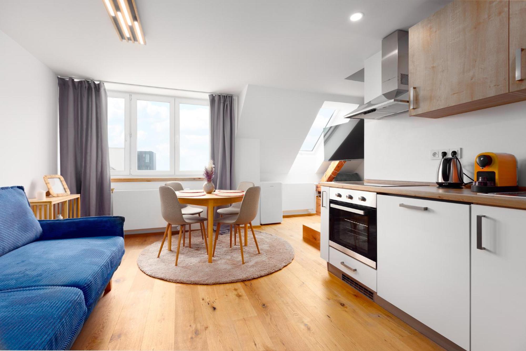 2 With Terrace And Free Parking Near Metro Apartment Prag